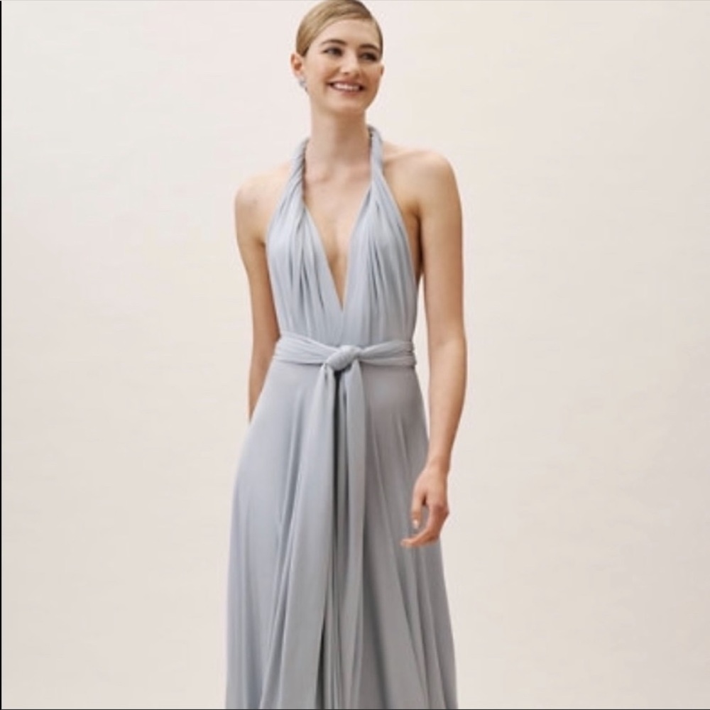 Two Birds Ginger Convertible Dress in Fog